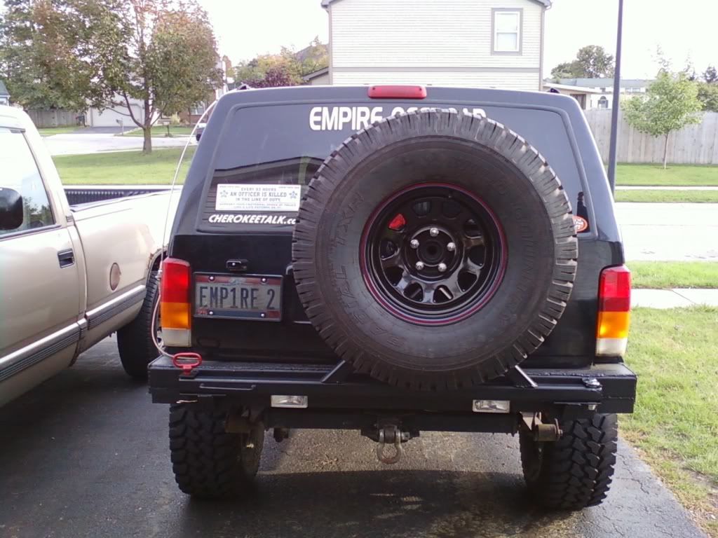 My XJ swing away tire carrier build...